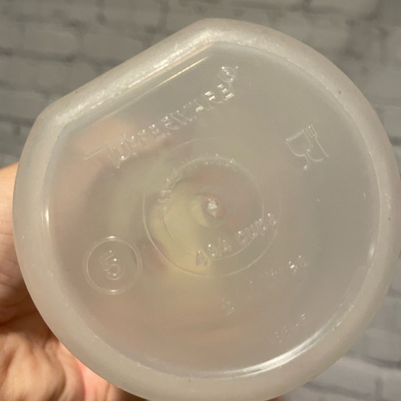 Vintage Tupperware Pink and White Storage Set - Picture 8 of 9